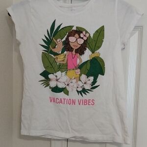Vacation Vibes Kids T-Shirt - White